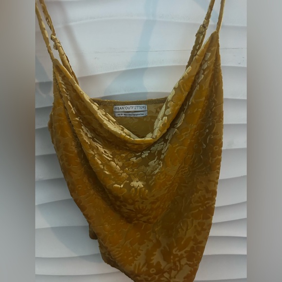 Urban Outfitters Floral Velvet Tank Top - Picture 2 of 4